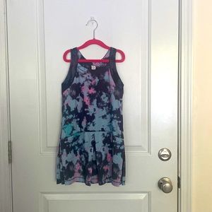 Ivivva dress size 8 colors pink and blue in perfect condition
